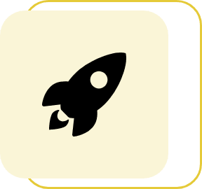 Black Rocket Icon